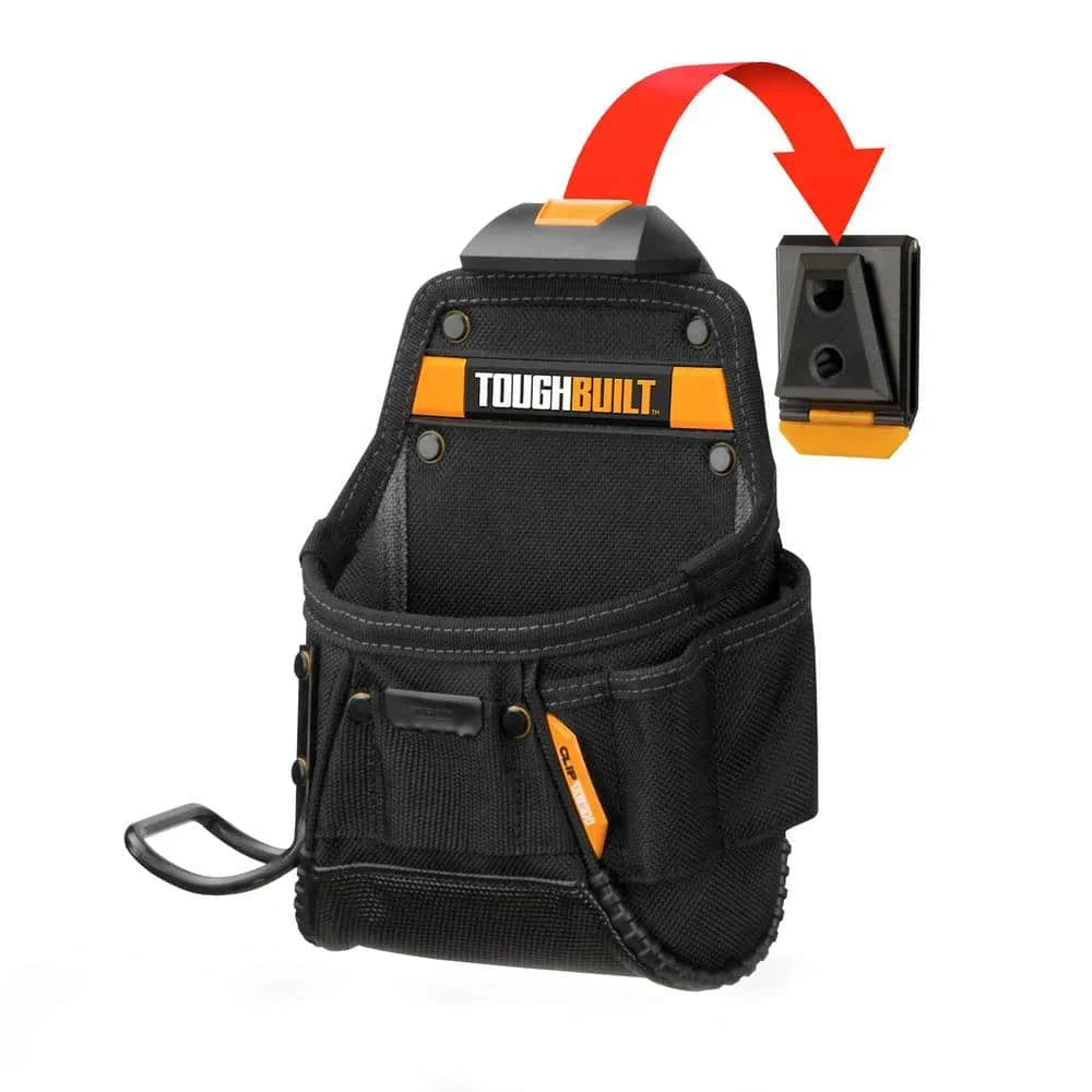 ToughBuilt Project Pouch with Hammer Loop - Durable Tool Organizer
