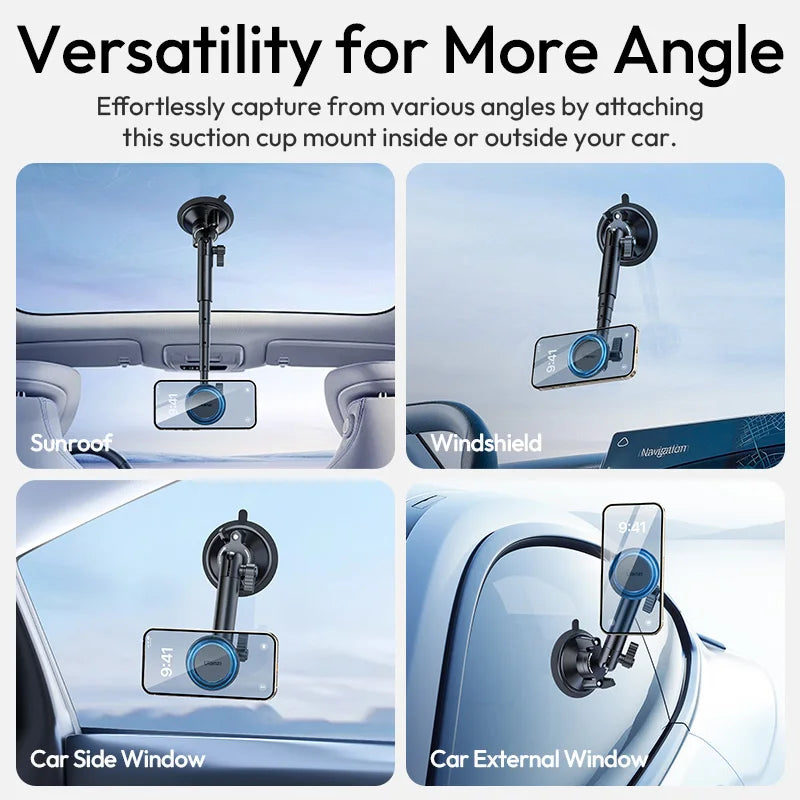 Ulanzi ZJ06 Suction Cup Phone Mount for MagSafe Compatible Devices