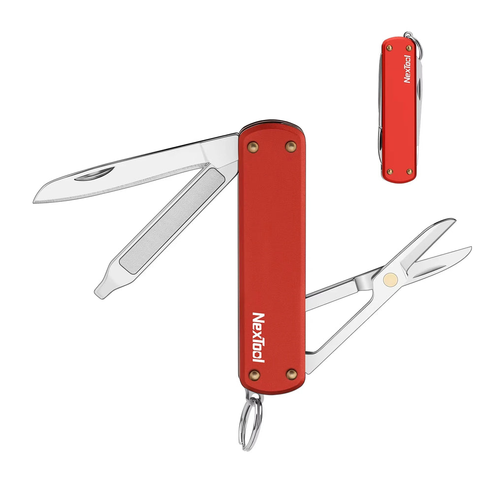 NexTool Mini Folding Multitool - Scissors, Screwdriver & Knife