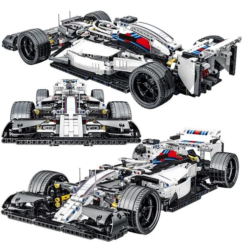 1152pcs F1 Building Blocks Sports Car Model Kit for Kids and Teens