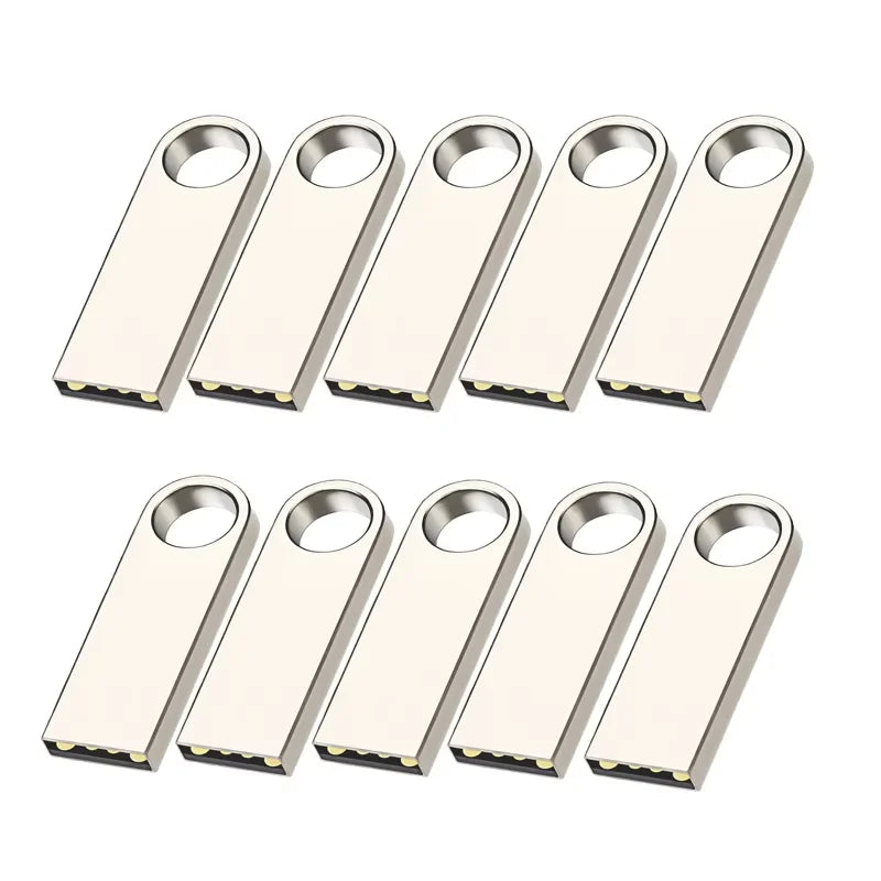 Customized USB Flash Drive – 10PCS, 64GB/32GB/16GB, High Speed