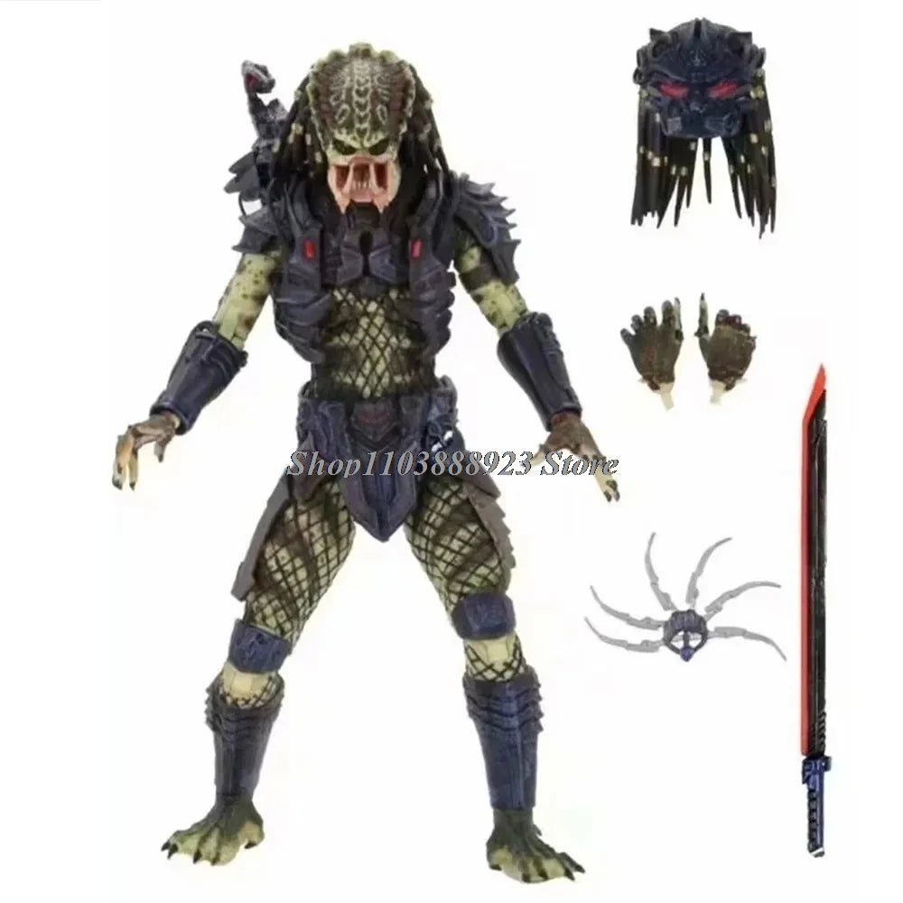 Ultimate Jungle Hunter Predator Alien Figure - Shaman Elder Model Toy