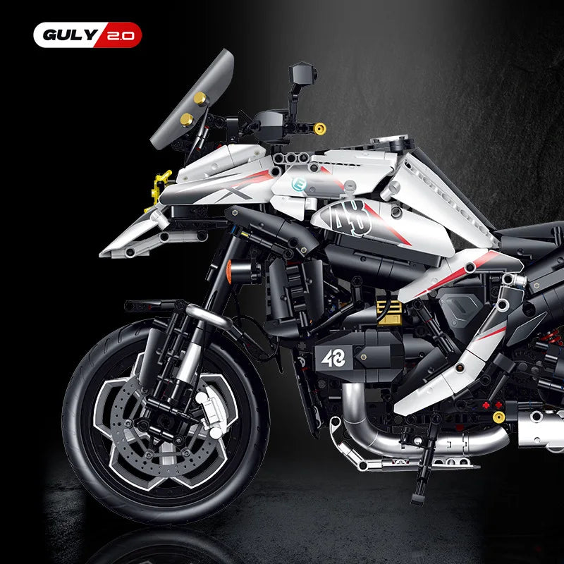 2489 Pcs R1300GS Motorcycle Building Blocks Model - Fun Assembling Toy