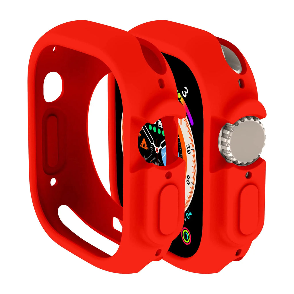 Shockproof Soft Silicone Cover for Apple Watch Ultra 49mm - TPU Bumper