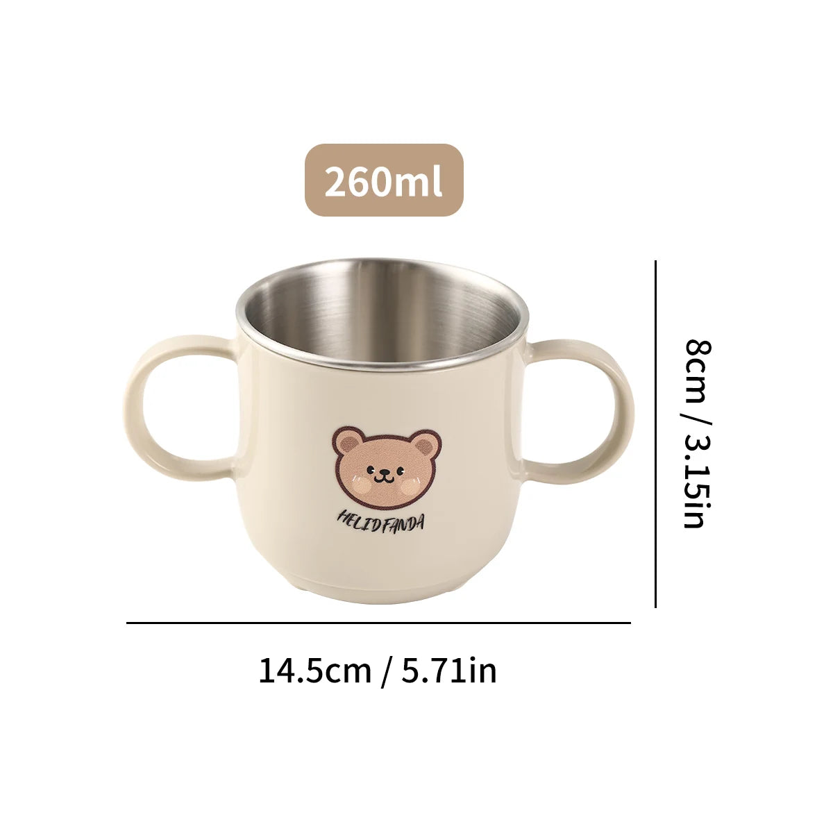 304 Stainless Steel Double Wall Children's Tumbler Cup