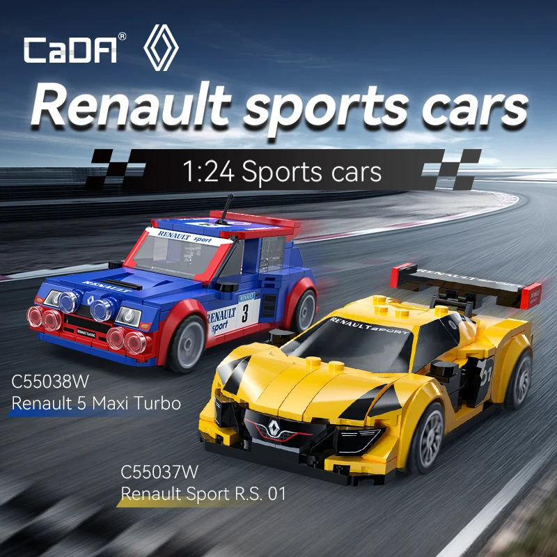 CaDA 1:24 Building Block Super Sports Car - Fun for Kids!