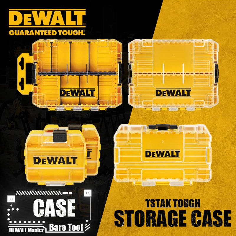 DEWALT TSTAK Tough Storage Cases & Screwdriver Bit Organizers