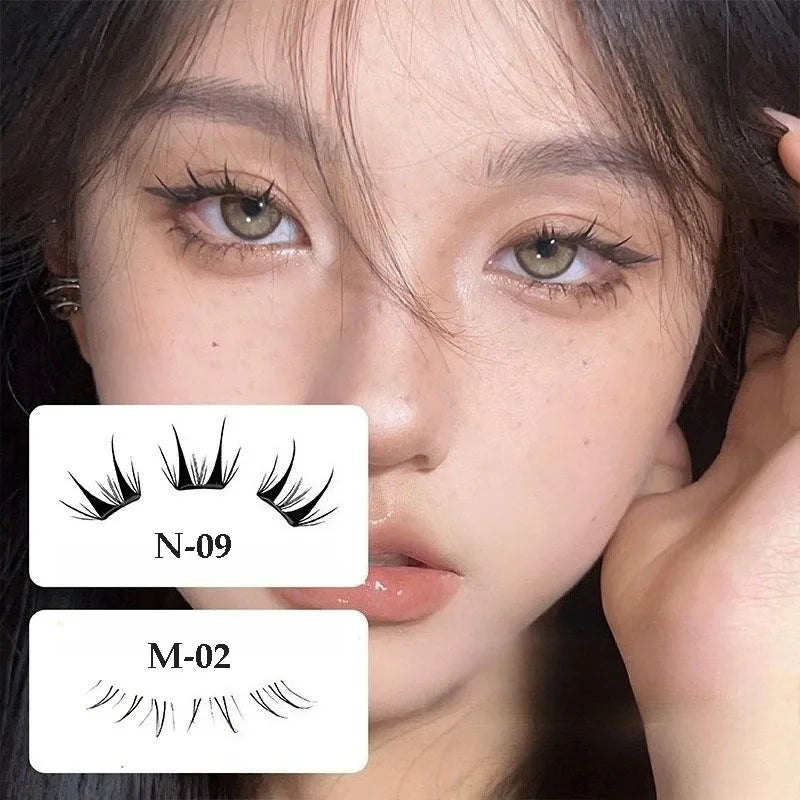 Manga Eyelashes: Ultra-Thin DIY Segmented Lashes Without Glue