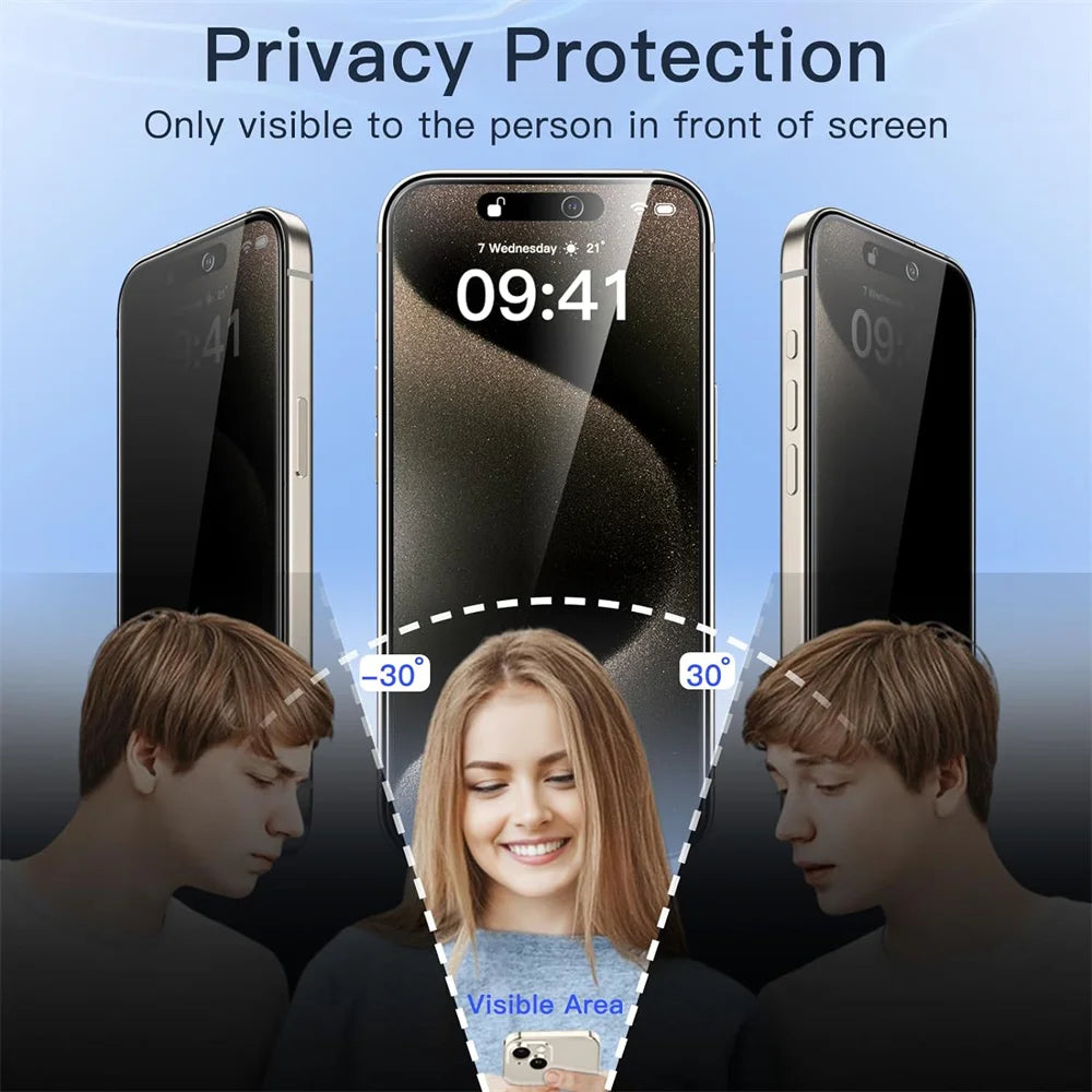 Privacy Screen Protector for iPhone 17 Pro Max - Anti-Spy & Scratch Resistant