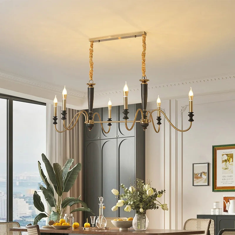 Artistic LED Pendant Lamp - Modern Metal Chandelier for Home & Cafe