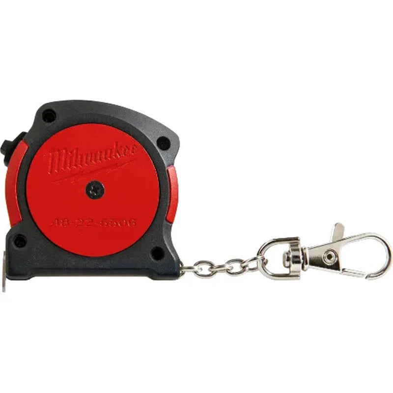 Milwaukee 2M Mini Tape Measure - Compact & Durable with Keychain