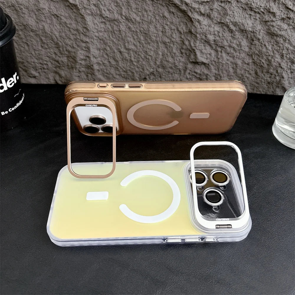 Color-Changing MagSafe Invisible Holder Case for iPhone 17 Pro Max