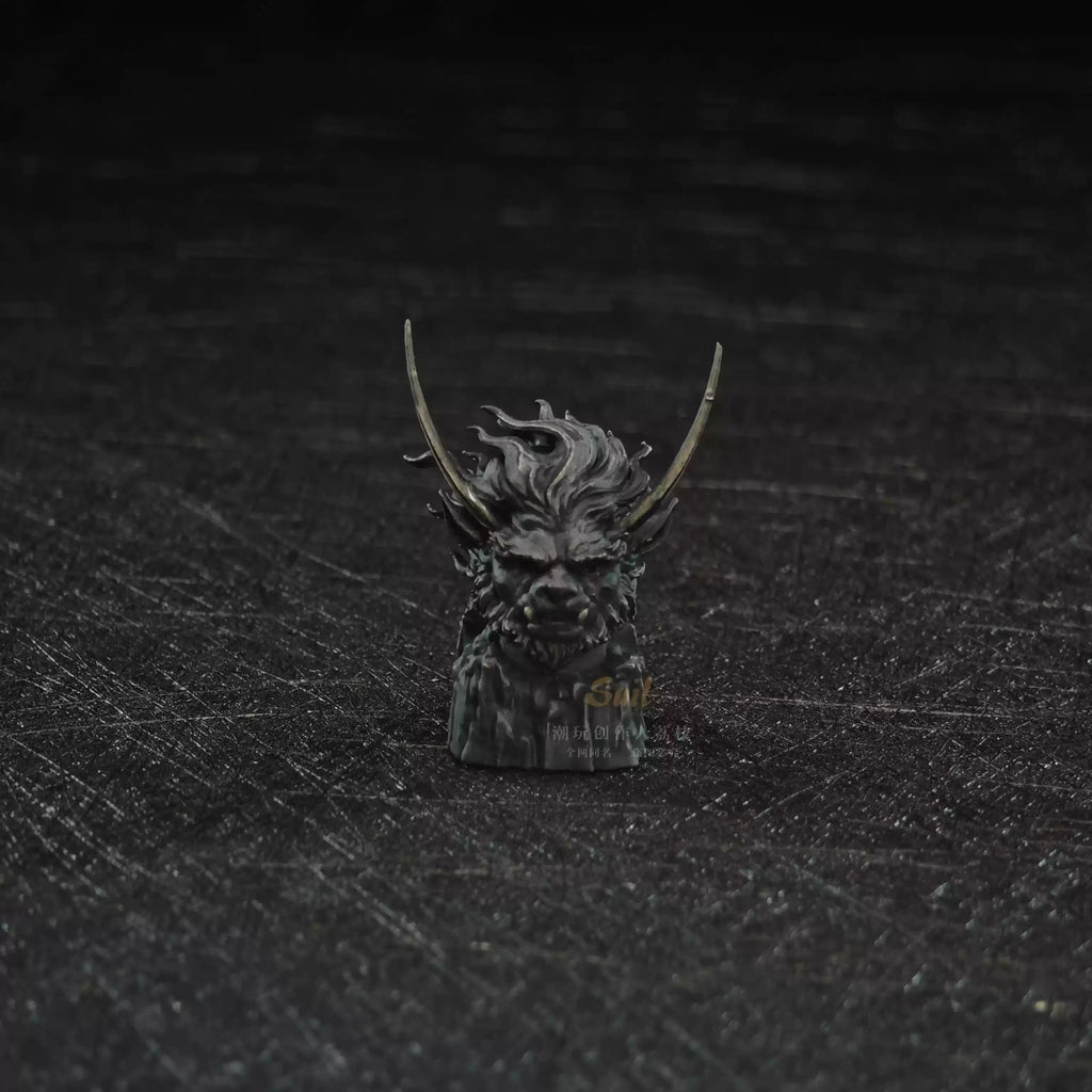 Black Myth Wukong Keycap - 3D Hand Drawn Desktop Ornament