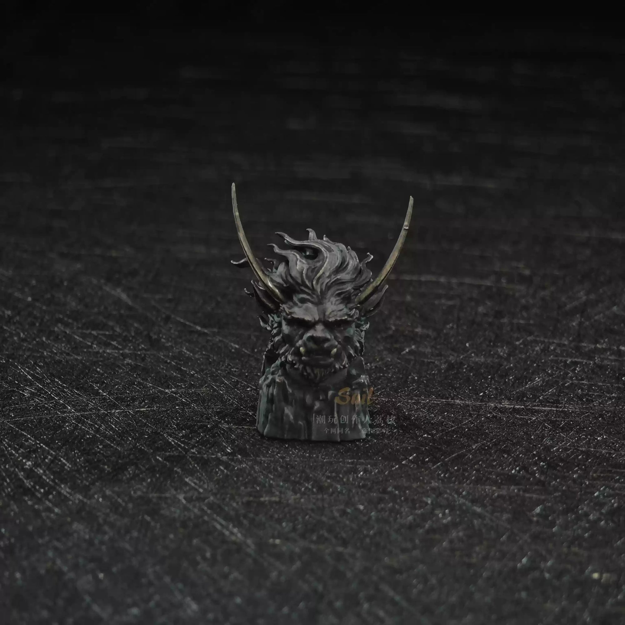 Black Myth Wukong Keycap - 3D Hand Drawn Desktop Ornament