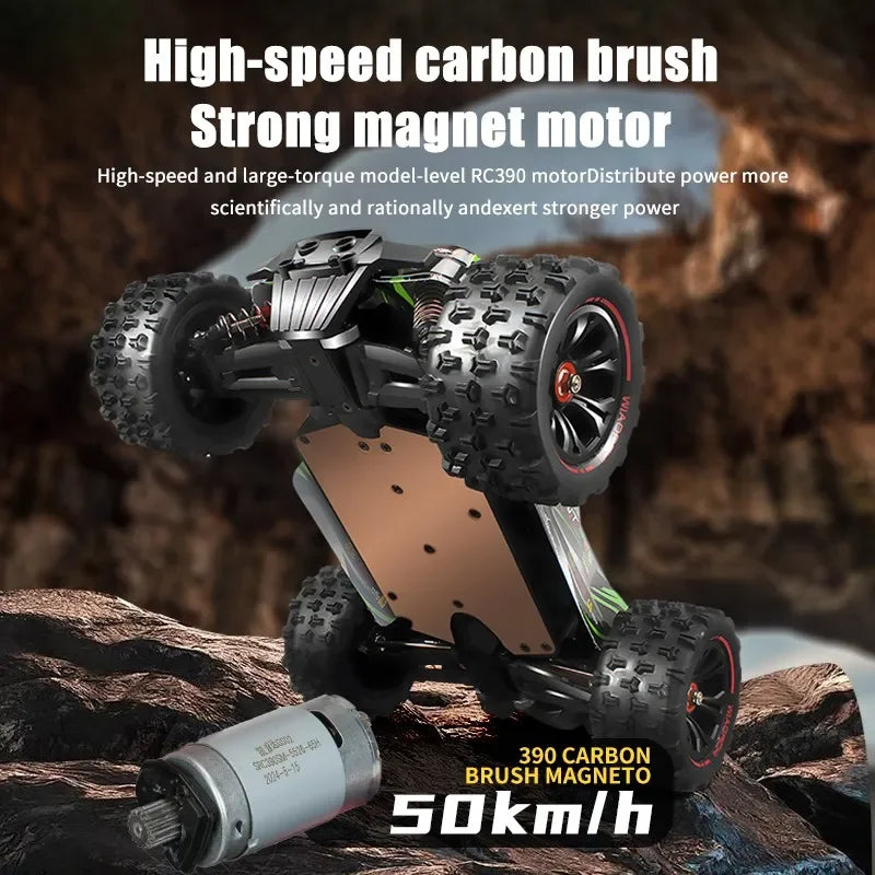 BAOEN 1:16 4WD RC Drift Car - 85KM/H LED Performance Racer