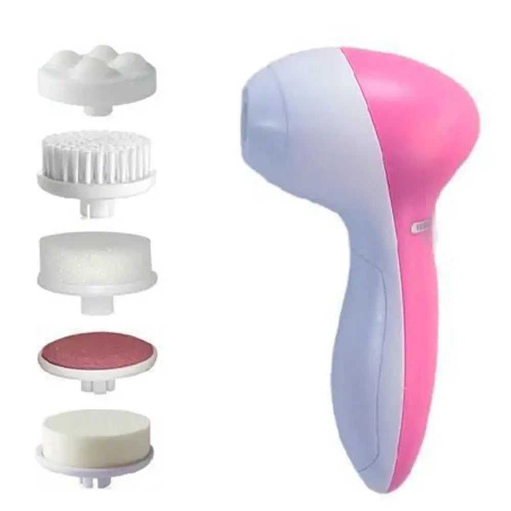 5-in-1 Electric Facial Cleaner & Massager for Deep Skin Purification