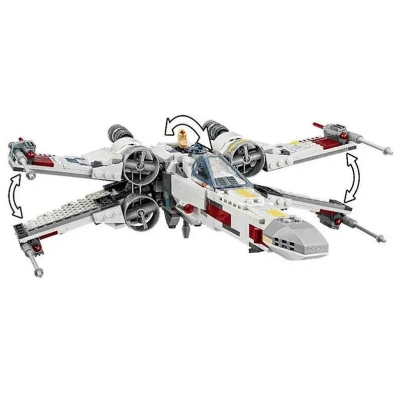 490PCS MOC75301 X-Wing Fighter Building Blocks - Fun for All Ages!