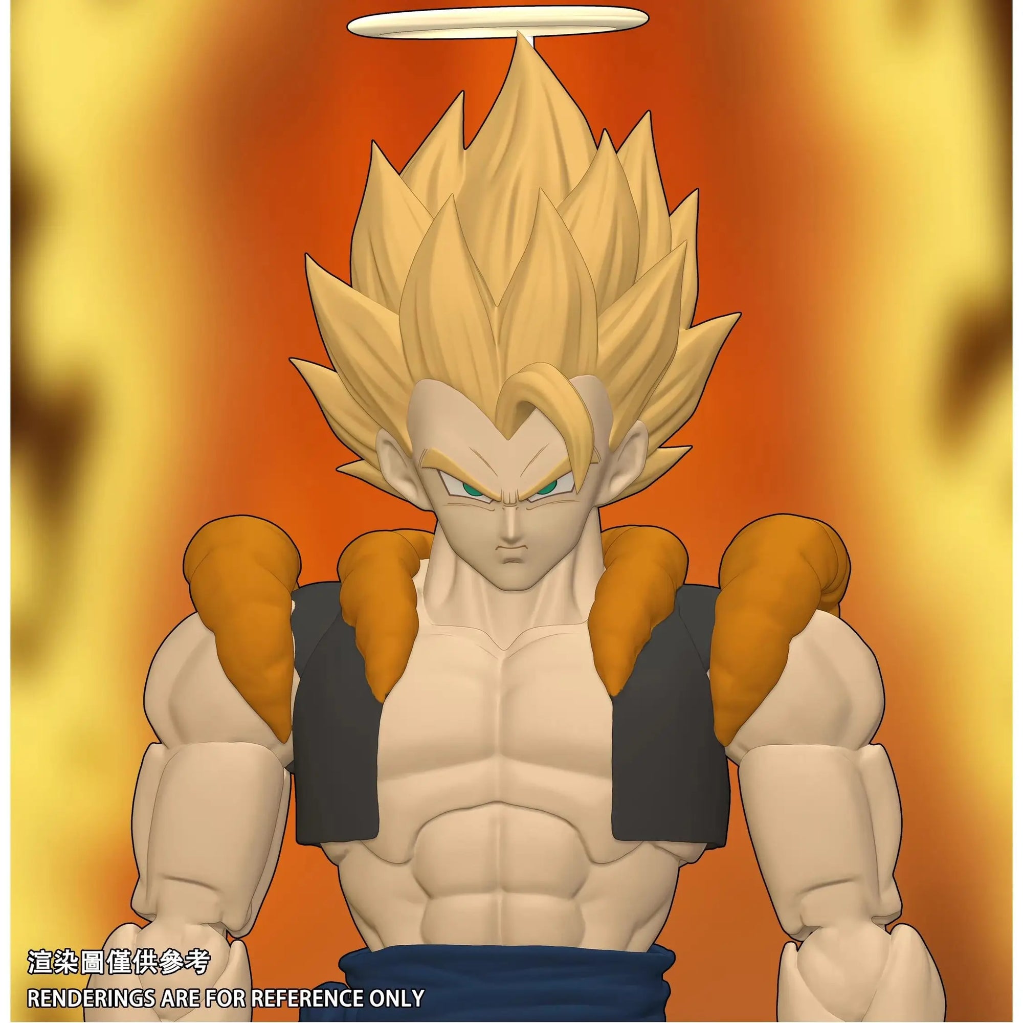 Gogeta Super Saiyan Head Sculpts for Dragon Ball Figures