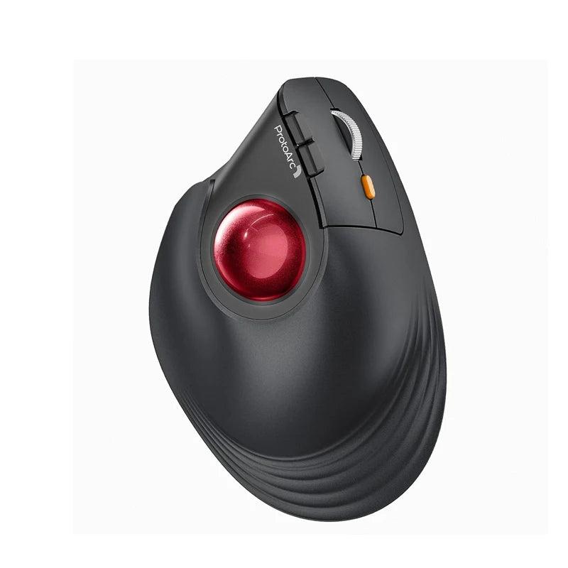ProtoArc Ergonomic Vertical Trackball Mouse - Wireless & Rechargeable