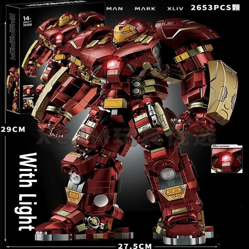 Iron Heroes DIY Building Set - Creative Action Figures for Imagination