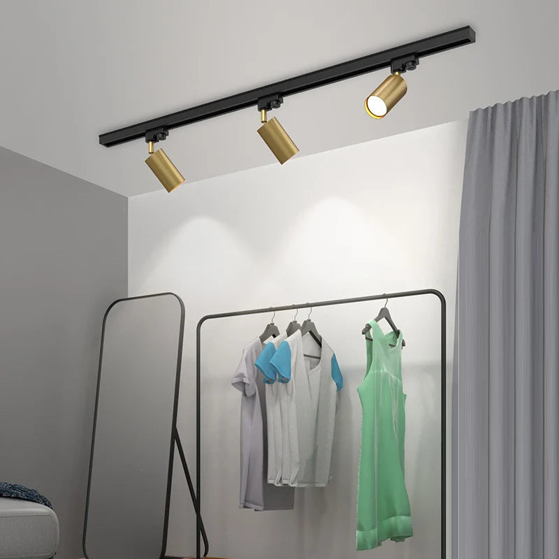Elegant GU10 LED Track Light Fixture - Contemporary Ceiling Spotlight