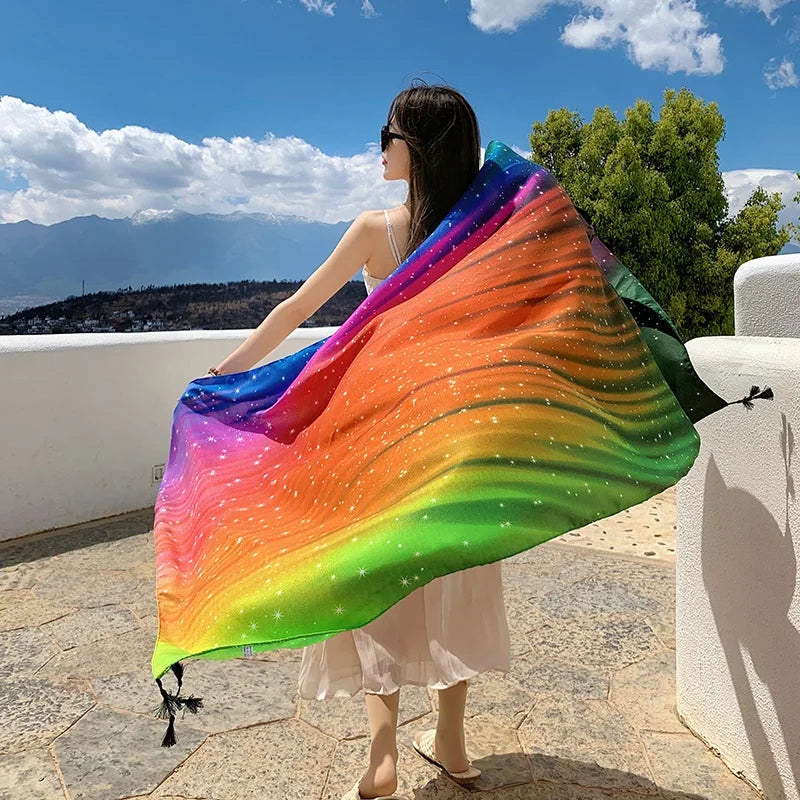28 Stylish Travel Beach Shawls | 90x180cm Sunscreen Scarfs for Women