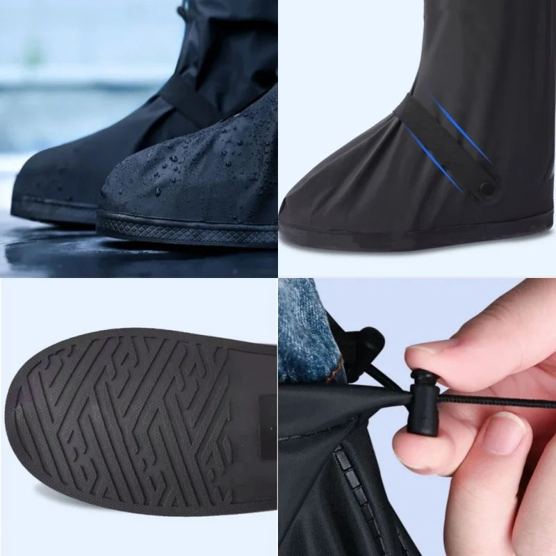 Waterproof Anti-Slip Reusable Boot Covers for Rain & Snow Protection