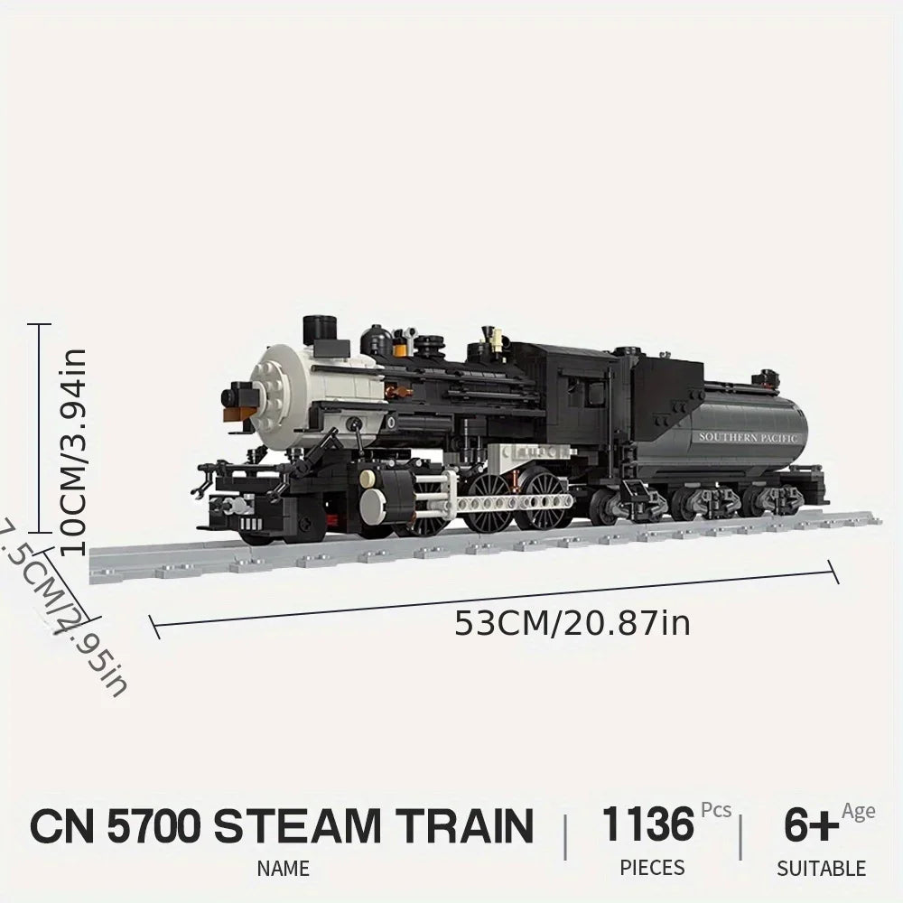 BRO1 GWR Steam Train Building Toy - Creative Model Kit for All Ages