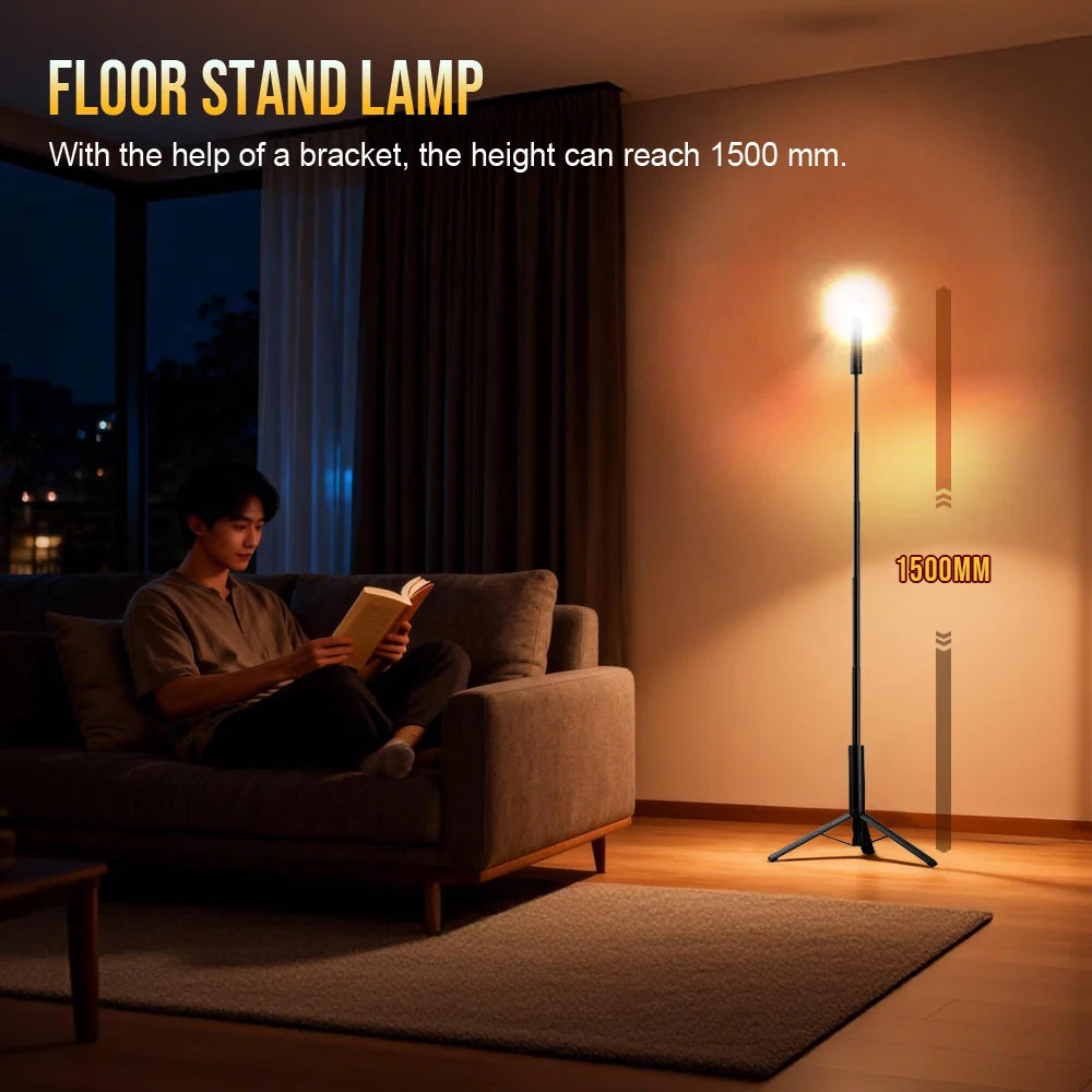 Trustfire WL22-OL Magnetic Telescopic Camping Lantern - 2000mAh Rechargeable