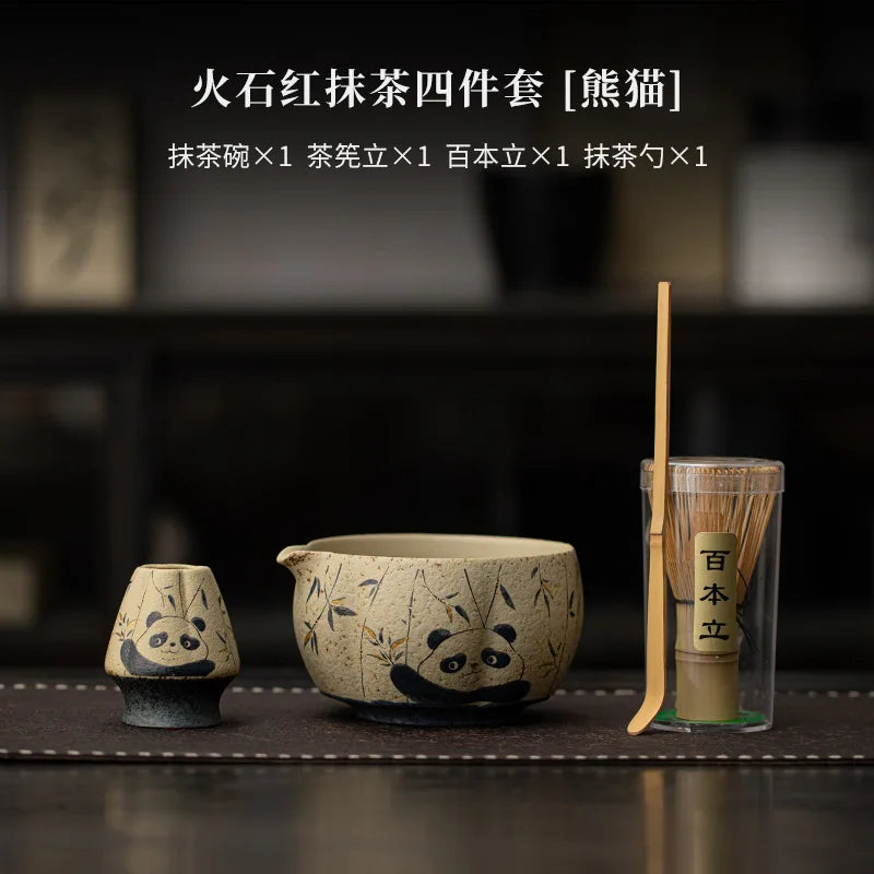 Japanese Matcha Making Set with Bamboo Whisk & Bowl - Artisanal Tea Tools