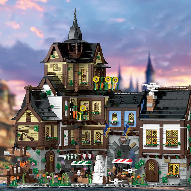 3867PCS Medieval Town Building Blocks Set - Ultimate Creative Challenge