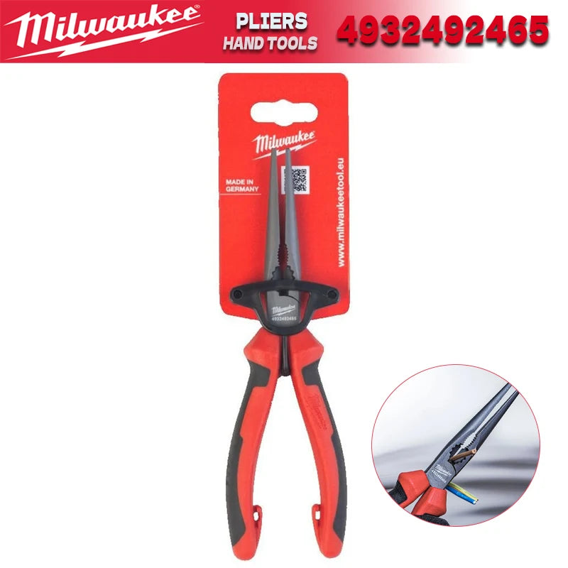 Milwaukee 8-Inch Long Nose Pliers - Versatile & Durable Tool