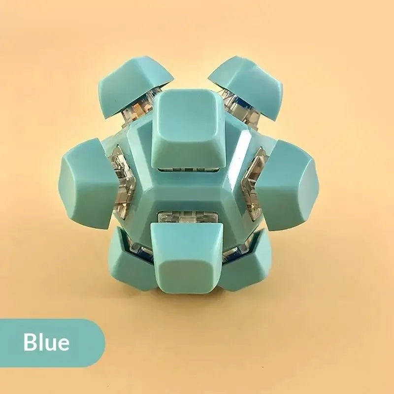 Colorful Flashing Light Stress Reliever Fingertip Pressing Toy