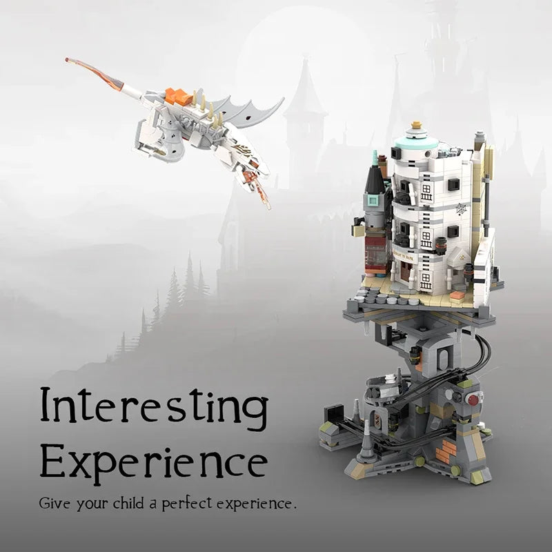 1056PCS Gringotts Bank Building Blocks Set - Magic World Model Kit