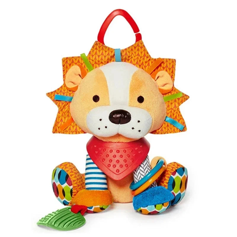 Plush Stuffed Rattle Toys for Infants - Hanging Animal Mobile