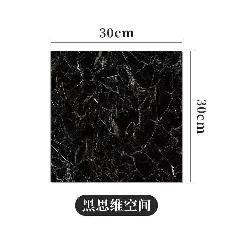 Waterproof Thickened Self-Adhesive Marble Tile Floor Stickers - 10/30/50PCS
