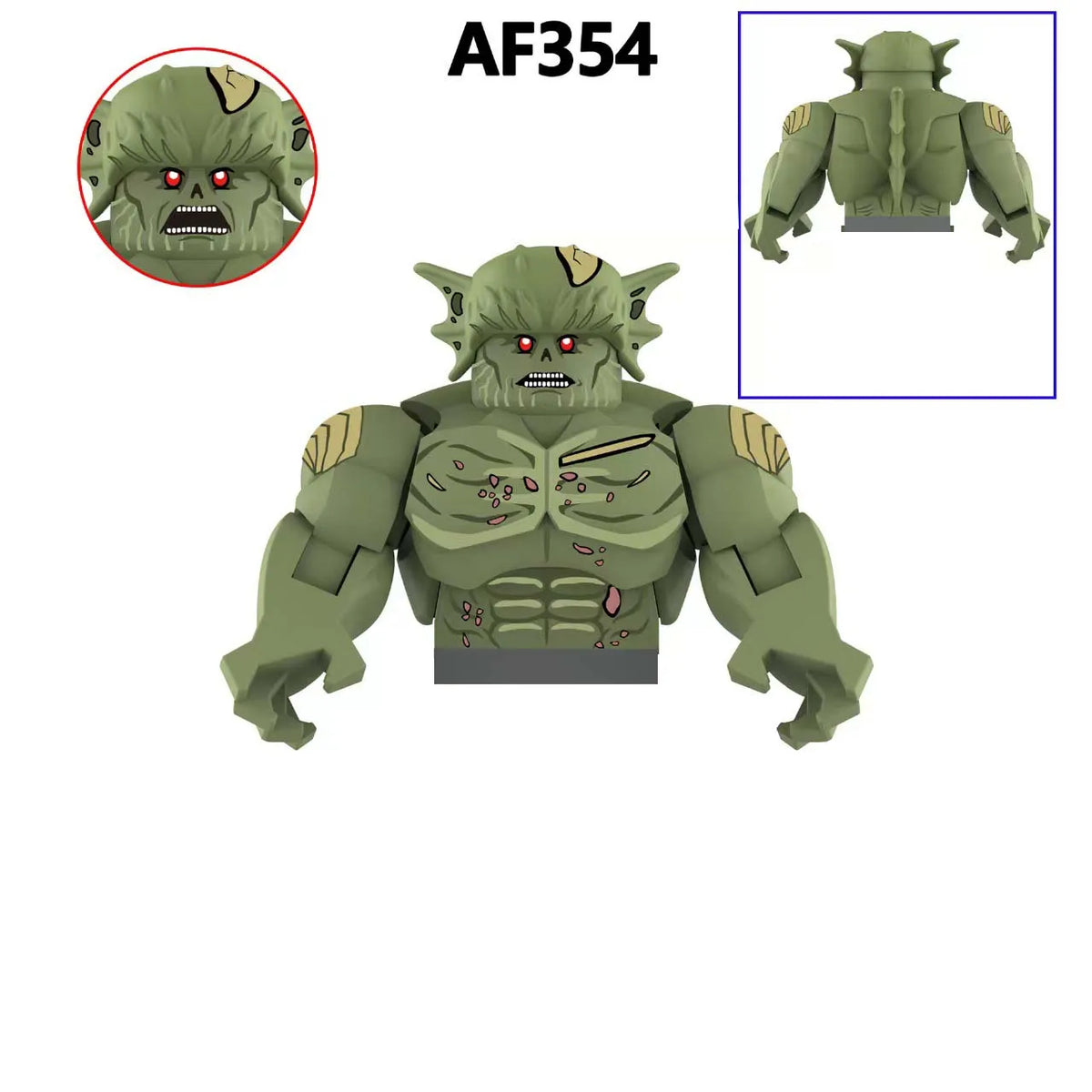 Assemble Movable Mini Bricks Lizard Rhino Action Figure Toy