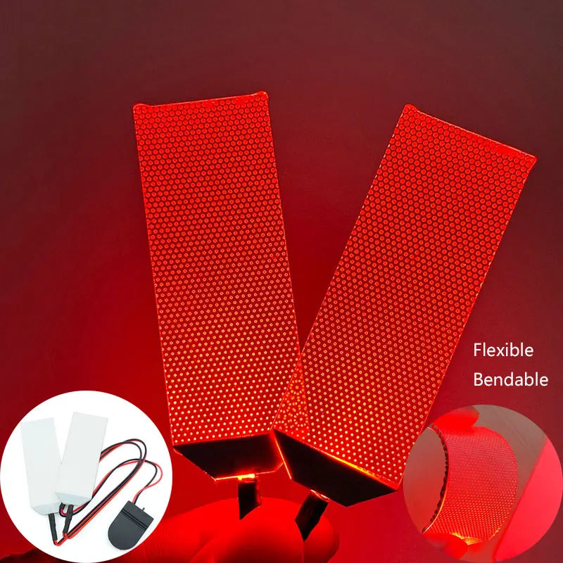 Flexible LED Light Eyes for Helmet Cosplay - Customizable DIY Accessory