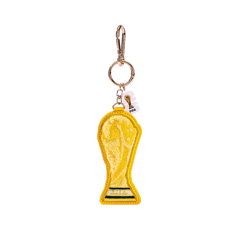 FIFA World Cup 2026 Trophy Keychain - Cute Towel Embroidery Charm