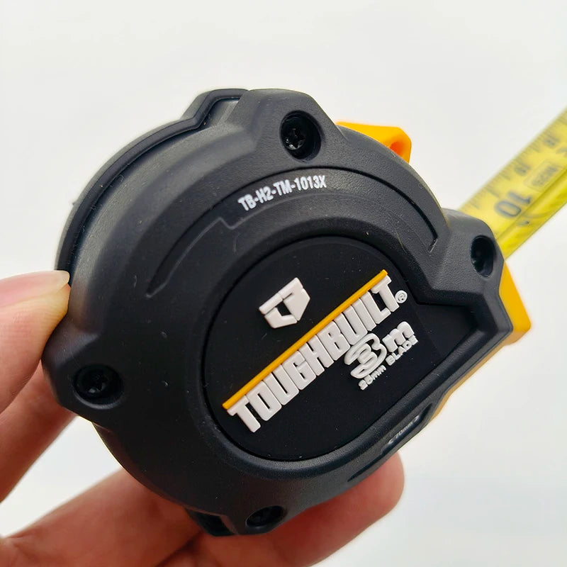 TOUGHBUILT Ergonomic Tape Measure - 3 to 10M with Rugged Design