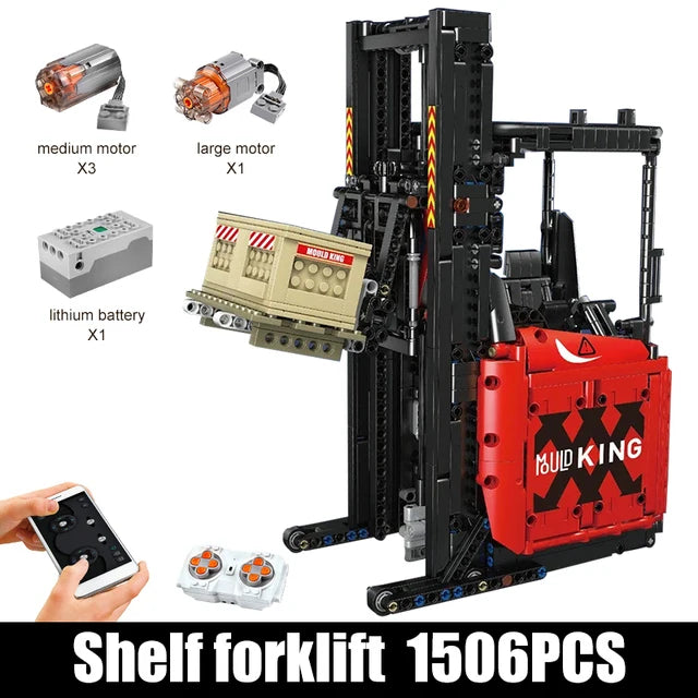 MOULD KING RC Forklift Truck Model Building Blocks - 1506PCS for Kids