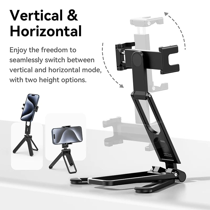 Ulanzi MA26 Foldable Mini Tripod for Phones - Vertical & Horizontal Shooting