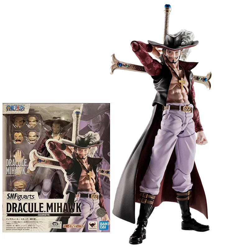 Bandai Dracule Mihawk Action Figure | One Piece Collectible Toy