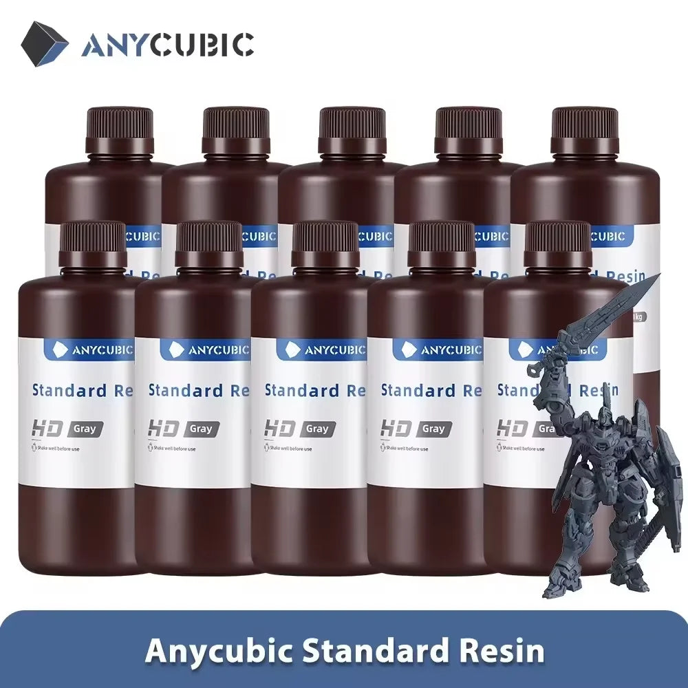 ANYCUBIC 405nm UV Resin for 3D Printing - High Precision & Fast Curing