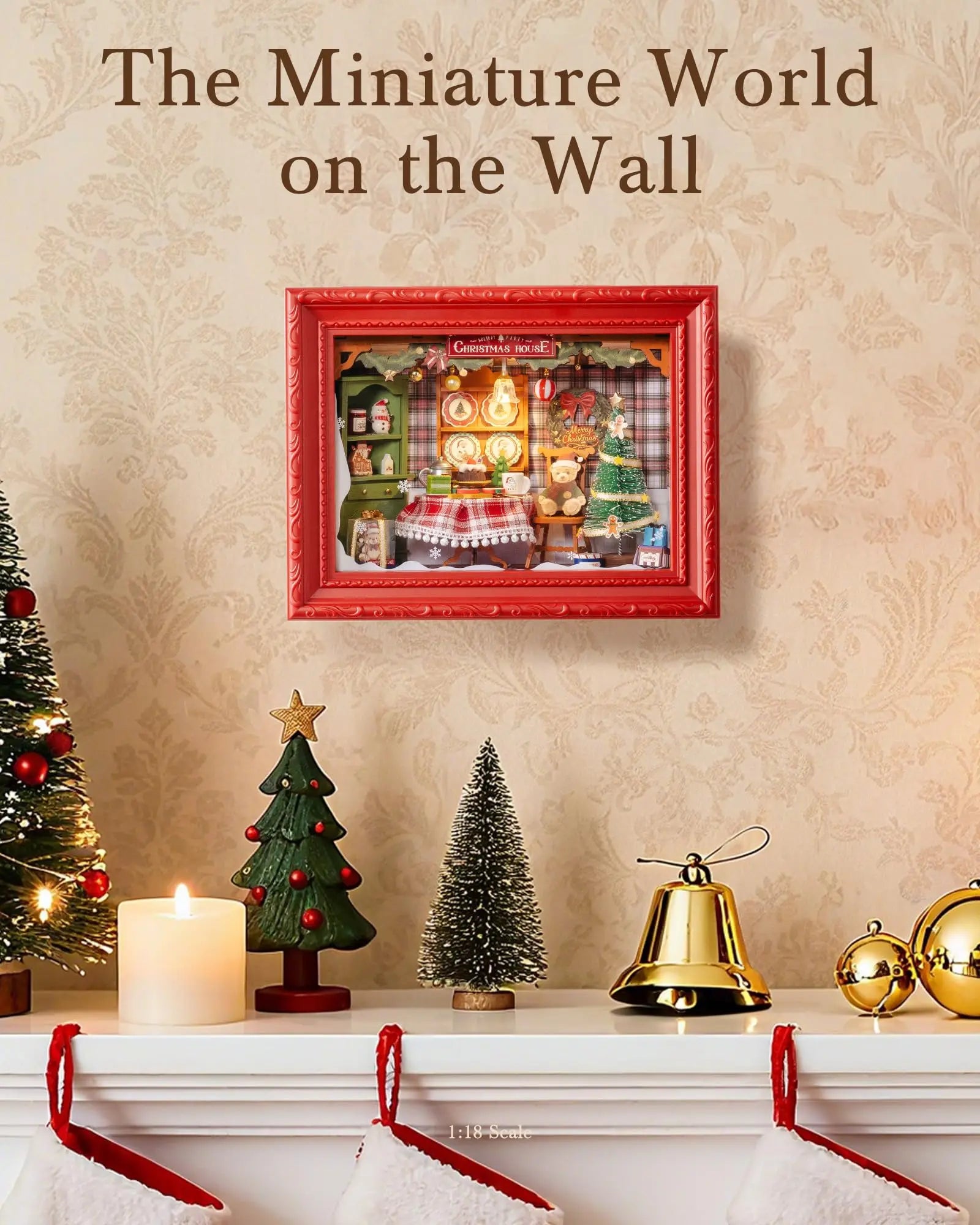 Rolife 3D LED Christmas Diorama Puzzle Kit - Festive Home Decor