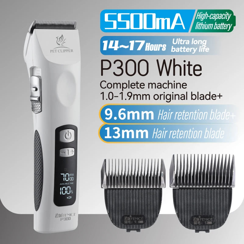 Fenice Cordless Rechargeable Pet Clipper - Professional Grooming Tool