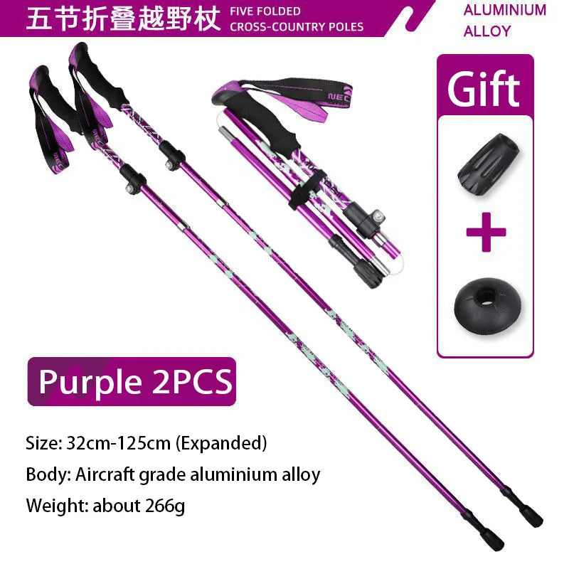 Lightweight Telescopic Trekking Poles for Hiking & Outdoor Adventures