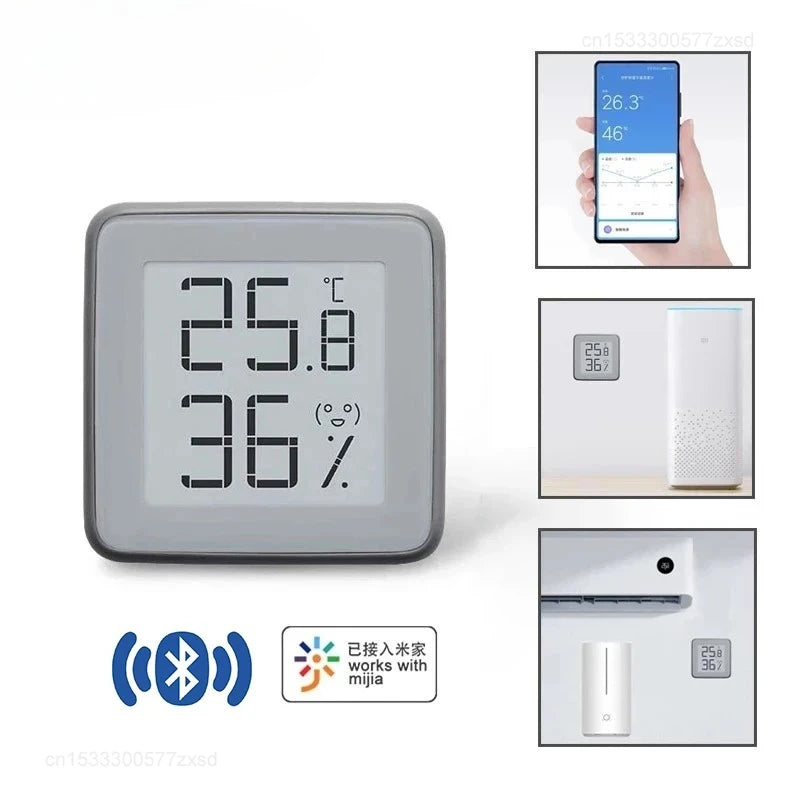 MiaoMiaoCe E-Link INK Digital Weather Station - High Precision Sensor