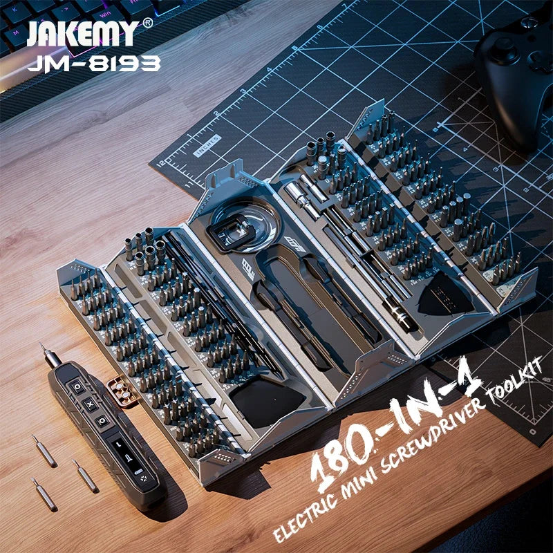 JAKEMY JM-8193 180-in-1 Precision Screwdriver Toolkit for Electronics