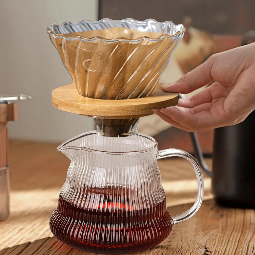 MYVIT Reusable 600ml Coffee Filter Cup Set - Hand Brew Perfection